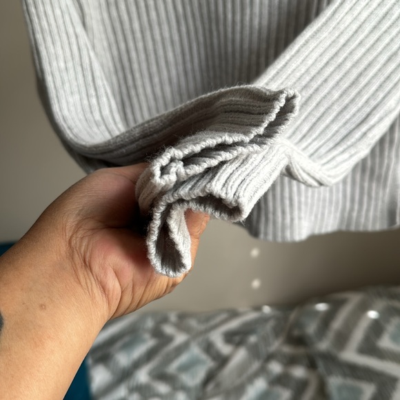 Nobo Cropped Top long sleeve for women sz XS in grey - Picture 5 of 9